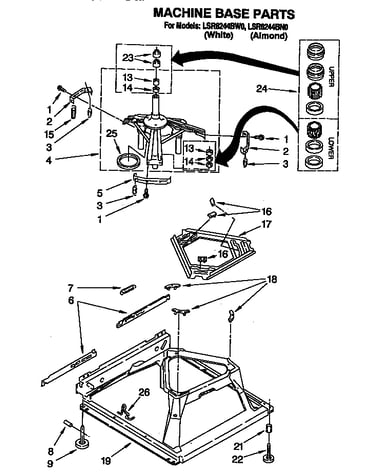 Machine base