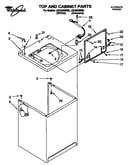 Top and cabinet