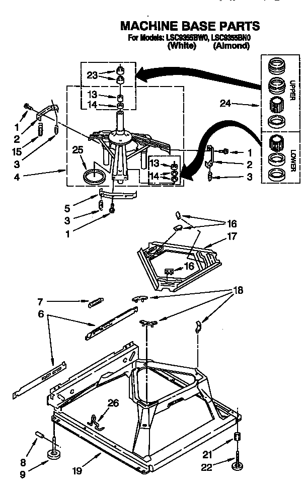 Machine base
