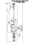 Brake and drive tube