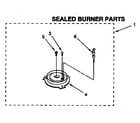 Whirlpool SF337PEAW0 sealed burner diagram