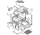 Whirlpool SF337PEAW0 oven diagram