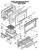 Door and broiler
