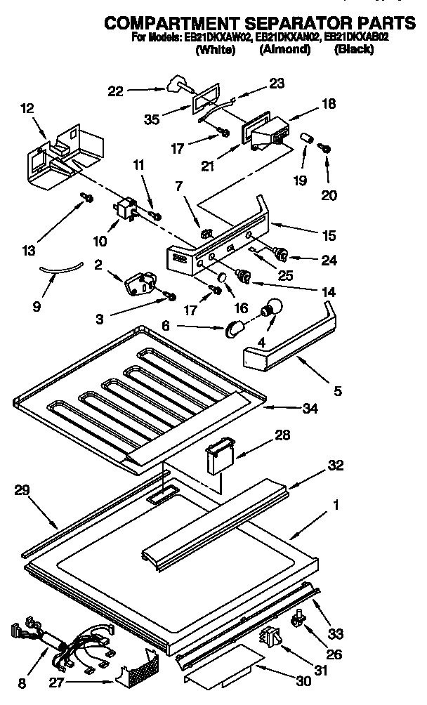 Compartment separator