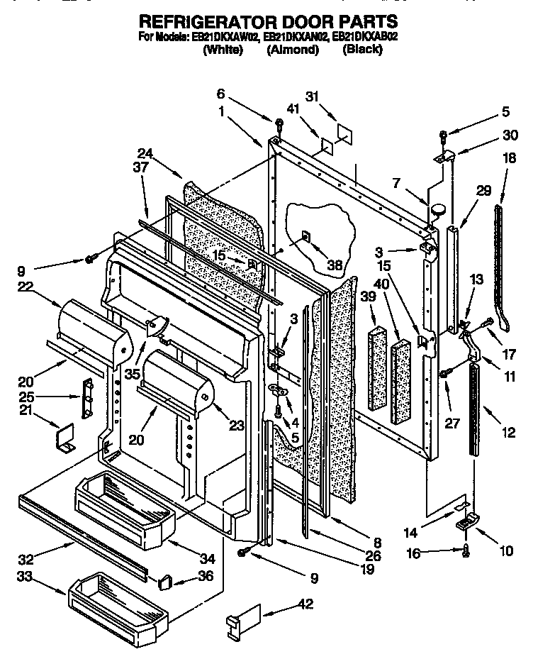 Refrigerator door