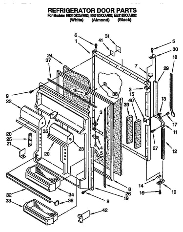 Refrigerator door