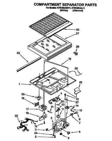 Compartment separator