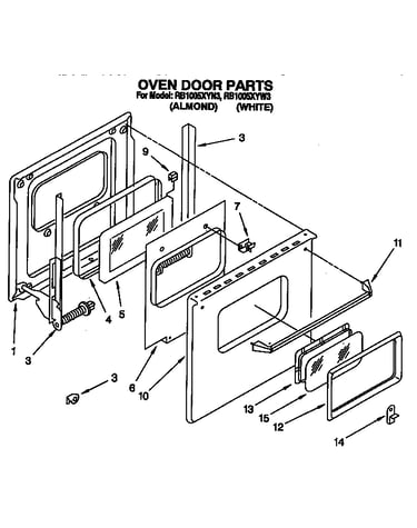 Oven door