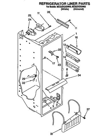 Refrigerator liner