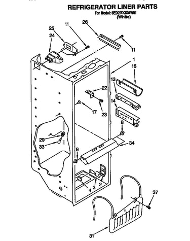 Refrigerator liner