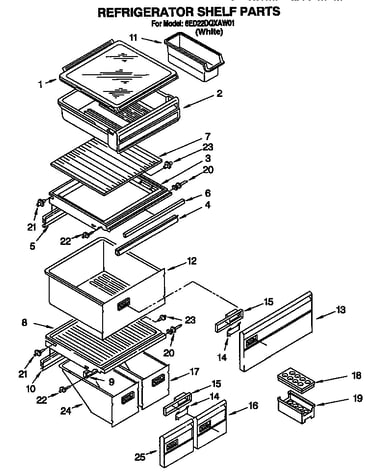 Refrigerator shelf