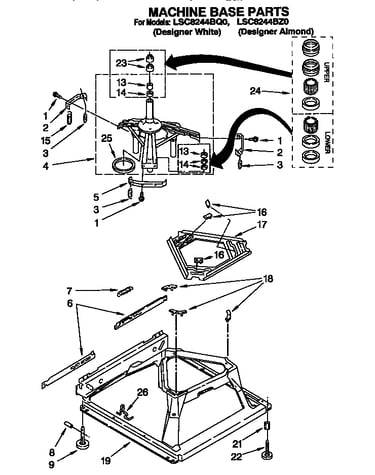Machine base