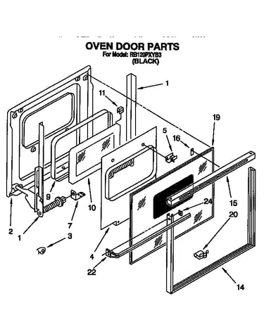 Oven door