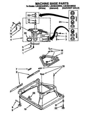 Machine base