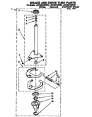 Brake and drive tube