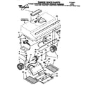 Whirlpool RH8330XBZ0 range hood diagram