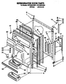 Refrigerator door