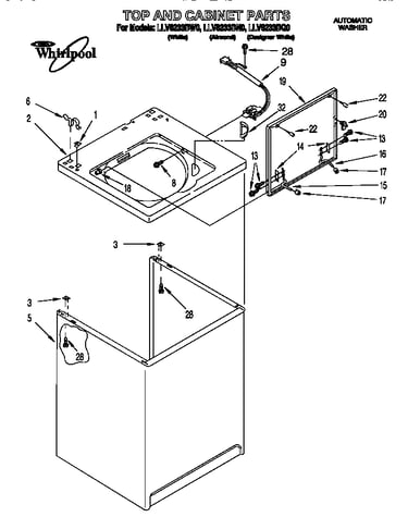 Top and cabinet