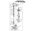 Whirlpool LLV8233BW0 gearcase diagram