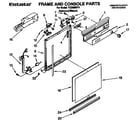 Whirlpool TUD5000Y4 frame and console diagram