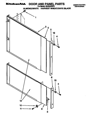 Door and panel parts