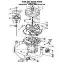 KitchenAid 4KUDA220T5 pump and motor diagram