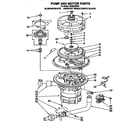 KitchenAid 4KUDA220T5 pump and motor diagram