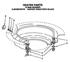 KitchenAid 4KUDA220T5 heater diagram
