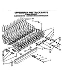 Upper rack and track