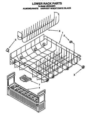Lower rack
