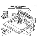 Door and latch