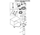 Whirlpool ACM052XA0 optional parts (not included) diagram