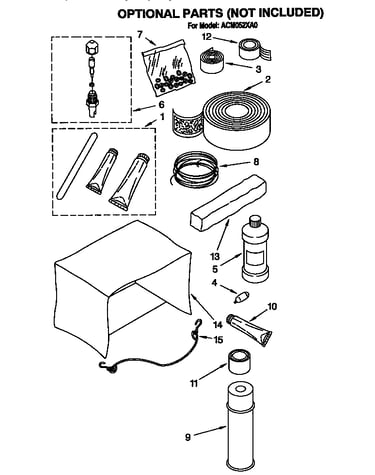 Optional parts (not included)