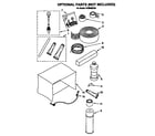 Whirlpool ACM492XA0 optional parts (not included) diagram