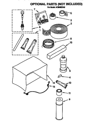 Optional parts (not included)