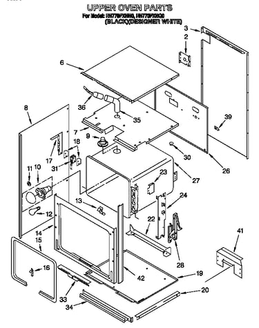 Upper oven