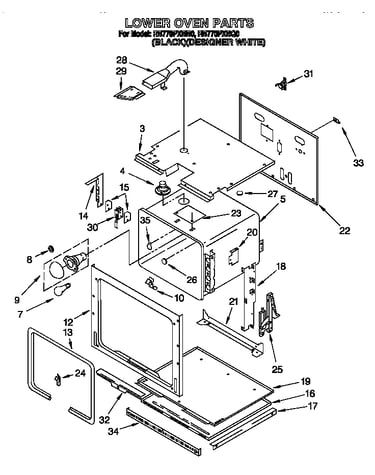 Lower oven