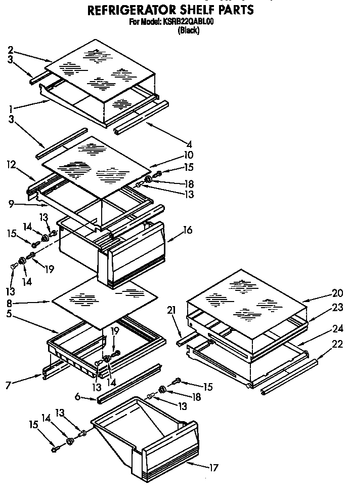 Refrigerator shelf
