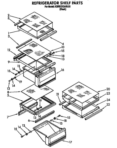 Refrigerator shelf