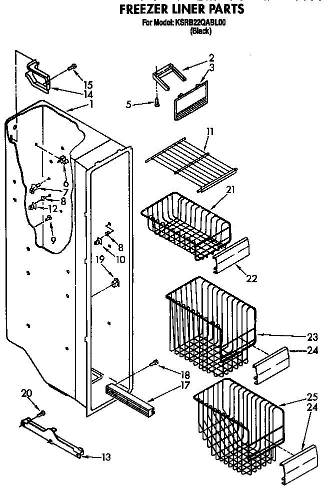 Freezer liner