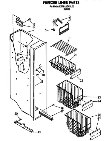 Freezer liner