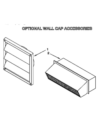 Optional wall cap accessories