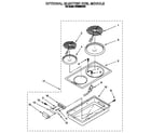 Whirlpool RC8920XAH0 optional electric coil module diagram
