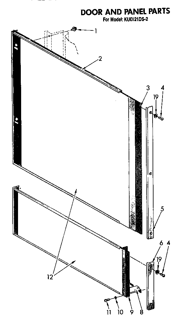 Door and panel