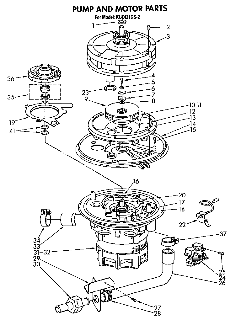 Pump and motor