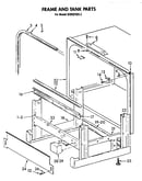 Frame and tank