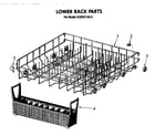 KitchenAid KUDI21DS2 lower rack diagram