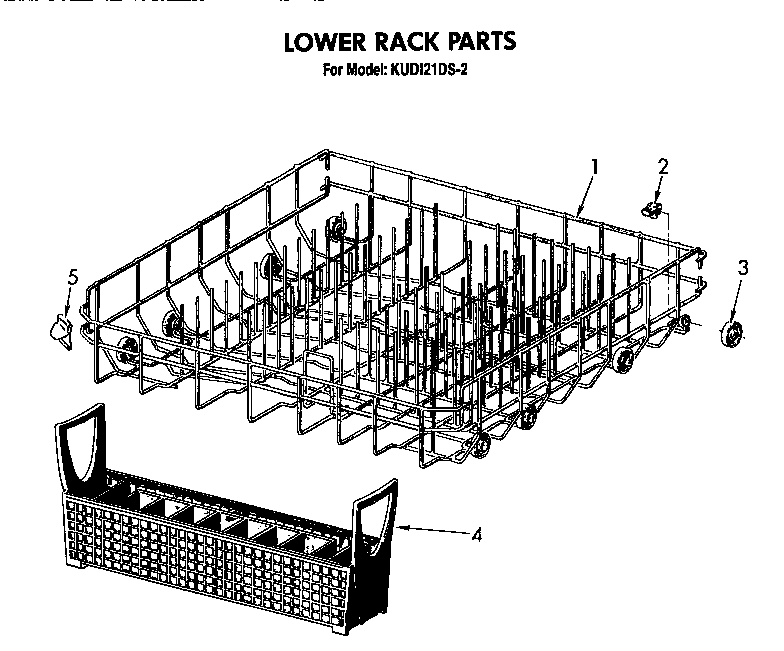 Lower rack