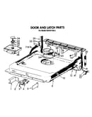 Door and latch