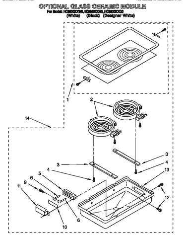 Optional glass cermamic module